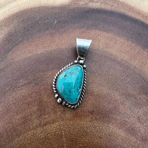 Native Made Turquoise Pendant